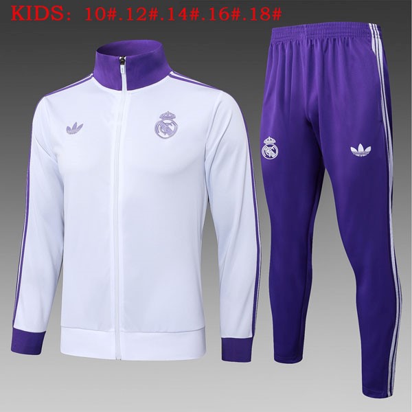 Ninos Chandal Real Madrid 2025/26 Blanco 5